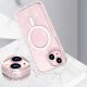 4. Tech-Protect FlexAir Hybrid MagSafe Hülle für iPhone 15 – transparent und glitzernd