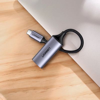 9. Ugreen USB Typ C auf HDMI 2.0 Adapter 4K @ 60 Hz Thunderbolt 3 für MacBook / PC grau (70444)