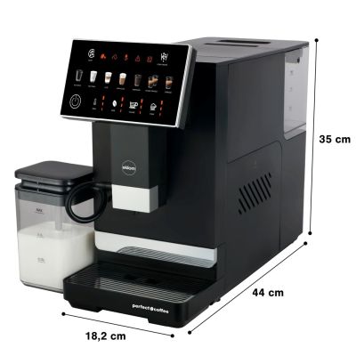 2. ELDOM Automatische Espressomaschine ECA10, 20 bar, 7 Automatikprogramme, 1400 W, Behälter: Milch 0,75 l, Wasser 1,5 l