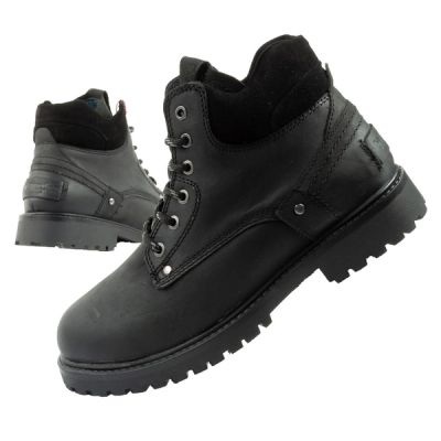 Wrangler Yuma Herrenstiefel Chelsea Boots Elegantes Leder Schwarz
