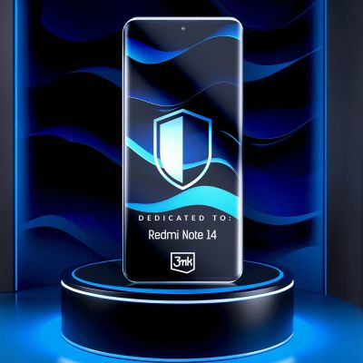 2. 3mk FlexibleGlass™ Hybridglas auf dem Xiaomi Redmi Note 14 4G