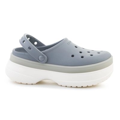 6. CROCS CLASSIC FROSTED STACKED CLOG CONCRETE 212567-0Z3