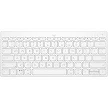 HP 350 Kompakte Bluetooth-Tastatur für mehrere Geräte, kabellos, Weiß, 692T0AA