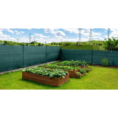 19. Schattierungsnetz 140 g/m² 1,5 x 50 m Dunkelgrün