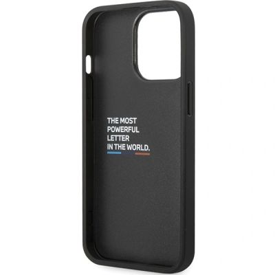 7. BMW Leder-Carbon-Hülle für iPhone 13 Pro Max – Schwarz