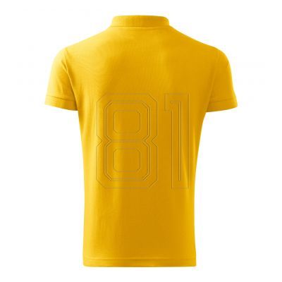 2. Malfini Cotton M MLI-21204 gelbes Poloshirt