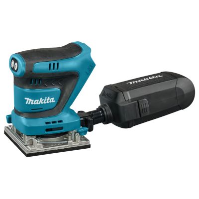 Makita DBO484Z Tragbarer Schleifer Exzenterschleifer 14000 OPM Schwarz, Blau