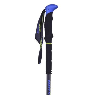 5. Viking Carbo Lite Trekkingstöcke Schwarz/Limette