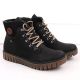 34. Wasserdichte schwarze Damen-Trekkingstiefeletten Rieker Y3433-00