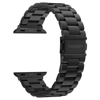 12. Spigen Modern Fit Band für Apple Watch 4 / 5 / 6 / 7 / 8 / SE / Ultra (42/44/45/49 mm) – Schwarz
