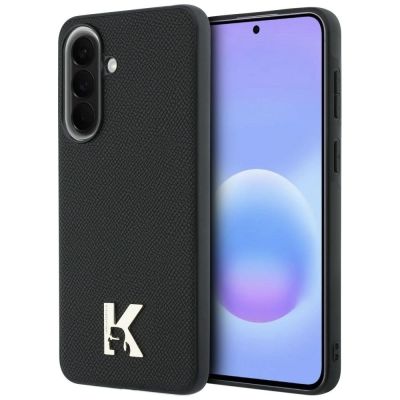 Karl Lagerfeld Karl Head Logo Hülle für Samsung Galaxy A37 5G - Schwarz