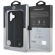 8. Mercedes MB Blue Line Leder-MagSafe-Hülle für iPhone 16 – Schwarz