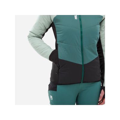 4. MILLET MHITE PRIMALOFT HOODIE Skijacke grün