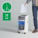6. Leitz IQ OptiMax Home Office 225 Aktenvernichter, 15 l, P5, 6 Blatt, automatischer Start/Stopp, Rücklauffunktion, drehbarer Auffangbehälter – 33 % mehr Aktenkapazität