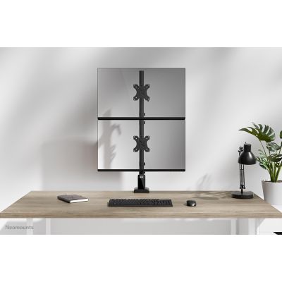 22. Neomounts DS60-600BL2V Monitorhalterung/Ständer 81,3 cm (32") Schreibtisch Schwarz