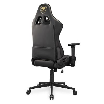 5. COUGAR CGR-AO2-GLB Universal-Gaming-Stuhl, gepolsterter Sitz, Schwarz, Gold