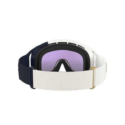 4. POC Zonula Skibrille Weiß/Marineblau