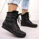 19. Remonte W RKR629B isolierte Lederstiefelette, schwarz