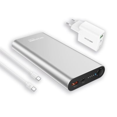 5. Powerbank RealPower PB-20000PD Lithium-Ionen (Li-Ion) 20000 mAh Aluminium