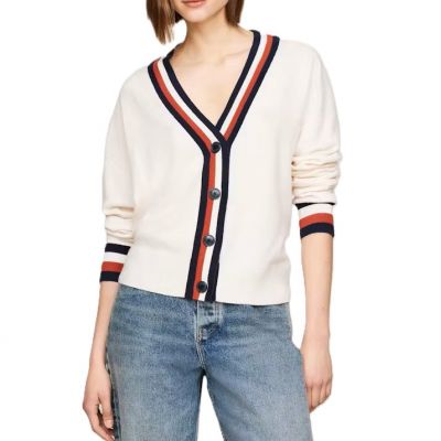 2. TOMMY HILFIGER DAMEN-WOLL-CARDIGAN