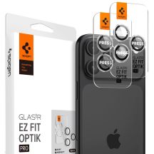Spigen Glas.tR EZ Fit Optik Pro Kamera-Cover für iPhone 15 Pro / 15 Pro Max / 16 Pro / 16 Pro Max / 17 Pro / 17 Pro Max - 2 Stk.