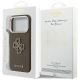 8. Guess FW Resin Logo Hülle für iPhone 17 Pro Max - Braun