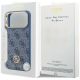 8. Guess 4G Strass Logo MagSafe Schutzhülle für iPhone 18 Pro Max / 17 Pro Max – blau