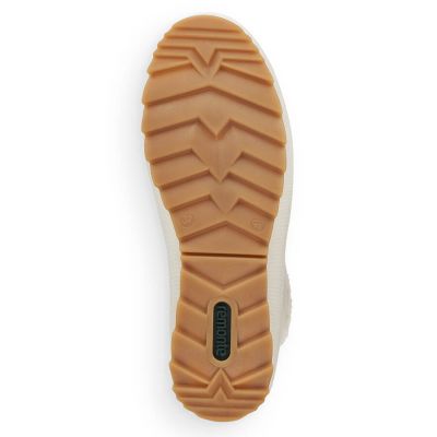 11. Remonte W RKR629 Wollgefütterte wasserdichte Lederstiefeletten, weiß