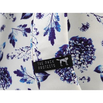 5. THE SOCIETY PACK XCLASSIC RUCKSACK 181CPR702-72 OFF WHITE BLUE BLUMENMUSTER