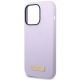6. Guess GUHMP14LSBPLU iPhone 14 Pro 6,1" lila/lila Hartschale Silikon-Logoplatte MagSafe