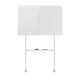 10. Ergo Office mobiles Whiteboard, Querformat, weiß, einseitig, mit Ablage, Abmessungen 1190 x 790 mm, ER-306