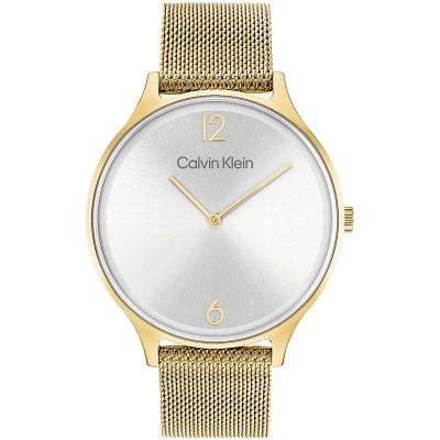 CALVIN KLEIN Timeless Mesh Damenuhr 25200003 + Box