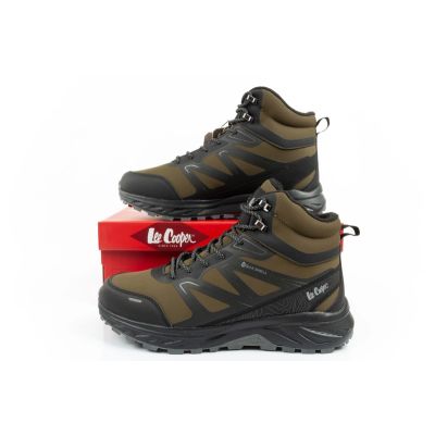 10. Lee Cooper Herren-Winterwanderschuhe, isoliert, wasserdicht, grün