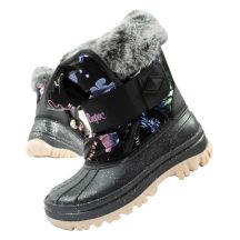 Lee Cooper Winterstiefel Kinder isolierte Schneestiefel für Mädchen Schwarz