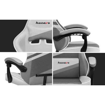 Huzaro Force 4.4 Grauer Mesh-Gaming-Stuhl