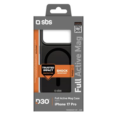 2. SBS Full Active Mag Case mit D3O-Technologie für iPhone 17 Pro – Schwarz