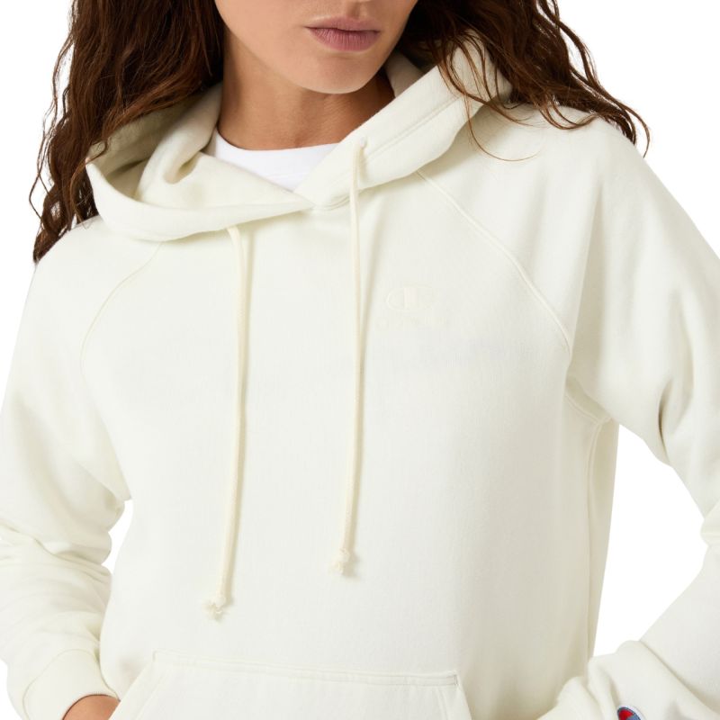 10. Champion Damen Kapuzenpullover Creme 118160 WW049