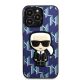 3. Karl Lagerfeld KLHCP13XPMNIKBL iPhone 13 Pro Max 6.7" Hardcase blau/blau Monogram Ikonik Patch