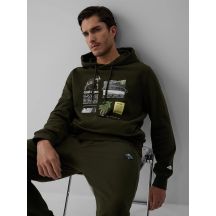 Herren-Kapuzenpullover, regulär, Größe 4F 4FRAW26TSWSM3162-43S