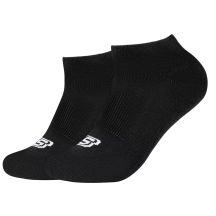 Skechers 2PPK Basic Gepolsterte Sneakersocken SK43024-9999 Schwarz 39-42