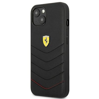 2. Ferrari FEHCP13SRQUK iPhone 13 mini 5.4" schwarz/schwarz Hardcase Off Track Quilted