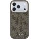3. Guess 4G & Big Resin Logo Hülle für iPhone 17 Pro / 18 Pro - Braun
