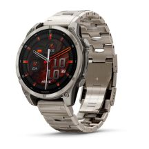Garmin Fenix 8 AMOLED 47 mm Sportuhr mit Saphirglas und Edelstahlarmband