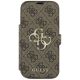 3. Guess Book 4G Metall-Logo-Hülle für iPhone 18 Pro / 17 Pro – Braun