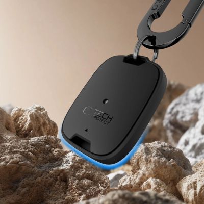 4. Tech-Protect Velar Hülle für Apple AirTag 1 / 2 - Schwarz