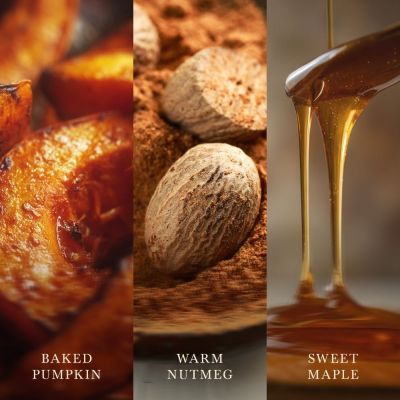 3. Kürbis Praline Woodwick Große Kerze