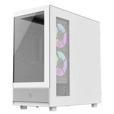 12. GameMax NEX C51 WH Computersicherheit & Halterungen Weiß