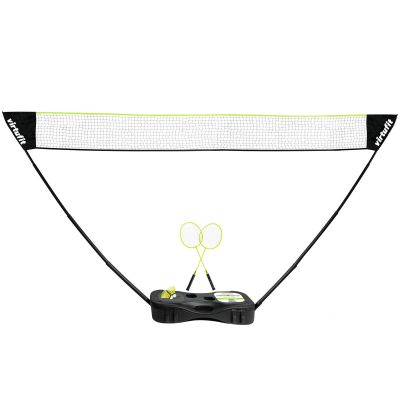 9. VIRTUFIT 2-IN-1 TRAGBARES BADMINTON- UND TENNISSET - INKLUSIVE TASCHE UND SCHLÄGER