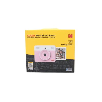 Kodak Mini Shot3 Retro 2in1 Kamera & Drucker Pink (Einzelhandel)