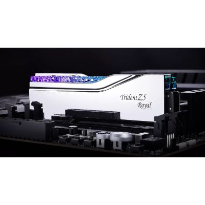 3. G.SKILL TRIDENT Z5 ROYAL RGB DDR5 2x16GB 6400MHz CL32 XMP3 SILBER F5-6400J3239G16GX2-TR5S